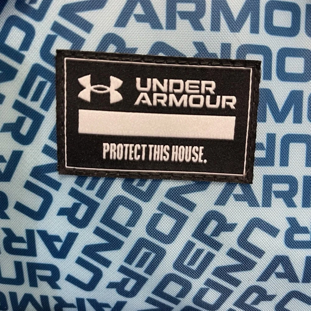 Under Armour 1361176‎ 426 Storm Hustle 5.0 Blue/White Backpack School Gym Travel